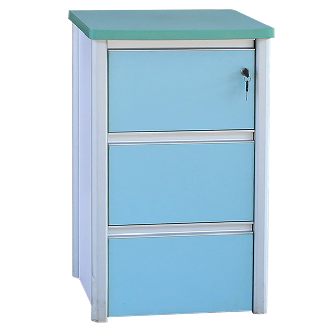SKS021 Cabinet médical en métal ABS de lit d'hôpital